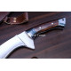 Hand-Forged Kukri Knife, Tiger Etched Blade
