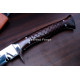 Hand-Forged Fantasy Kukri Knife, Single Fuller Blade