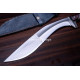 Hand-Forged Bushcraft Kukri Knife, Rosewood Handle
