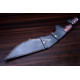 Hand-Forged Bushcraft Kukri Knife, Rosewood Handle
