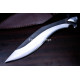 Hand-Forged Battle Kukri Knife, Blackened Blade