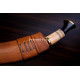 Hand-Forged Bhojpure Kukri Knife, Bone and Horn Handle