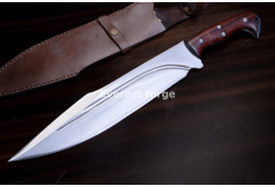 Hand-Forged Camp Knife, Spear Point