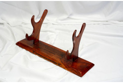 Engraved Wooden Blade Display Stand 