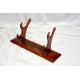 Engraved Wooden Blade Display Stand 
