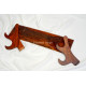 Engraved Wooden Blade Display Stand 