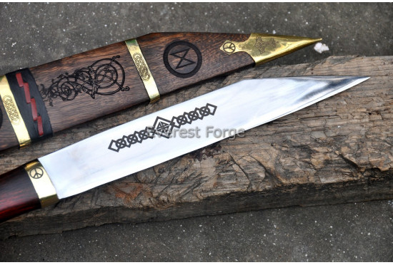 Runestone Seax knife
