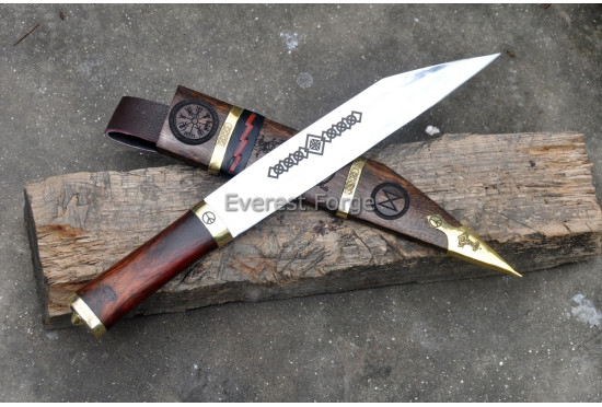 Runestone Seax knife
