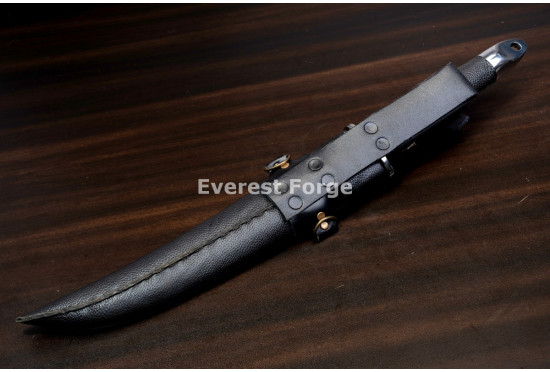 Hand-Forged Hunting Tanto Knife
