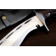 Hand-Forged Kukri, Carved Brass Pommel