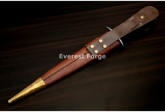 Hand-Forged Commando Dagger, Oval Guard