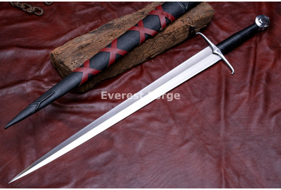 Hand-Forged Medieval Sword, Oakeshott Type XII