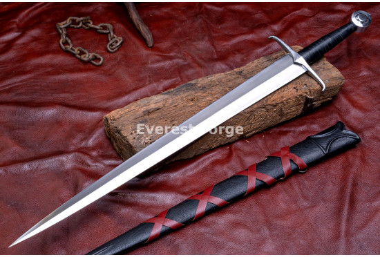 Hand-Forged Medieval Sword, Oakeshott Type XII