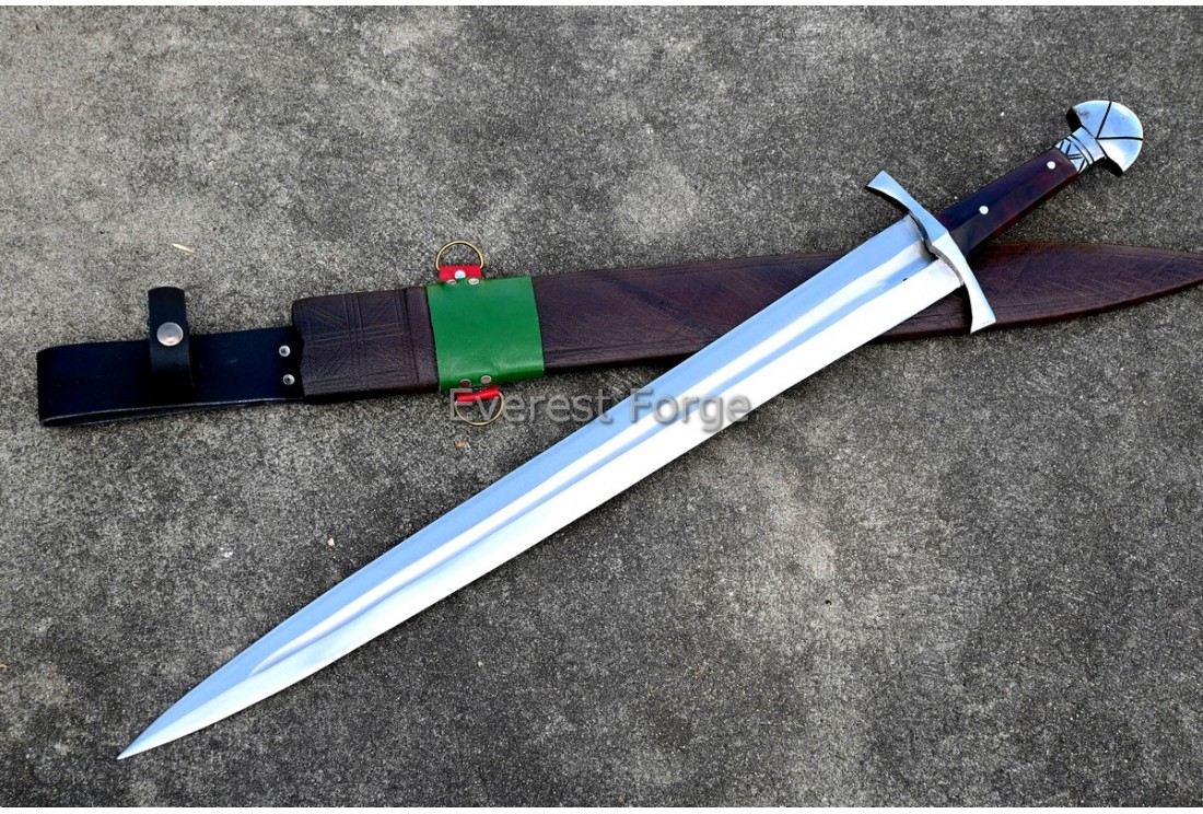 Transitional Viking Arming Sword — hand-forged battle ready sword Everest Forge Nepal