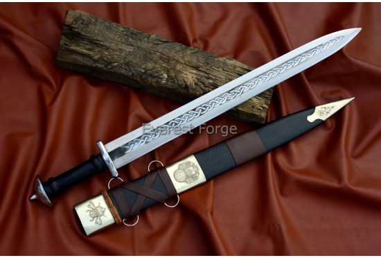 Celtic-Etched Viking sword