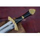 Hand-Forged 9th-Century Viking Sword – Full-Tang Norse Blade with Decorated Guard & Pommel