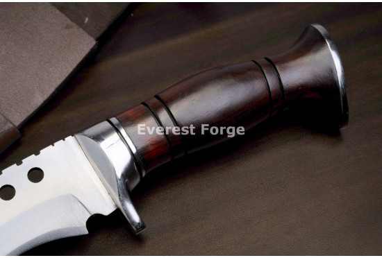 Hand-Forged Kukri with Karda, Spurred Bolster