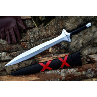The Authentic Hoplite Xiphos Dagger — 17-Inch Ancient Greek Leaf-Blade Sidearm