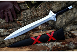 The Authentic Hoplite Xiphos Dagger — 17-Inch Ancient Greek Leaf-Blade Sidearm