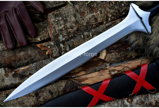The Authentic Hoplite Xiphos Dagger — 17-Inch Ancient Greek Leaf-Blade Sidearm