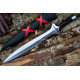 The Authentic Hoplite Xiphos Dagger — 17-Inch Ancient Greek Leaf-Blade Sidearm