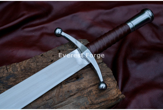 Hand-Forged Zulfiqar Sword – Forked-Tip 5160 Blade, Heritage Collector's Piece