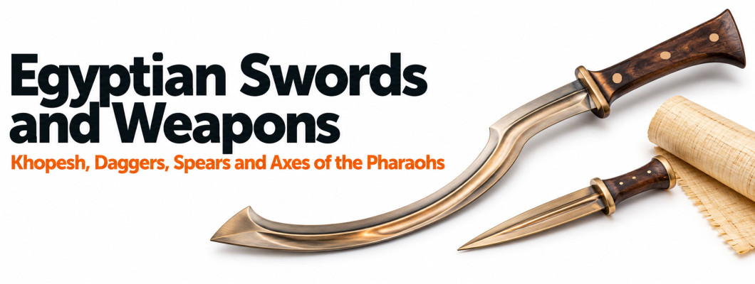 Egyptian Swords and Weapons: Khopesh, Daggers, Spears and Axes of the Pharaohs