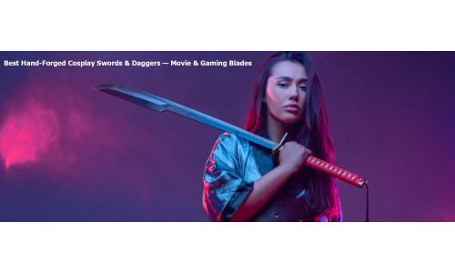 Best Hand-Forged Cosplay Swords & Daggers — Movie & Gaming Blades