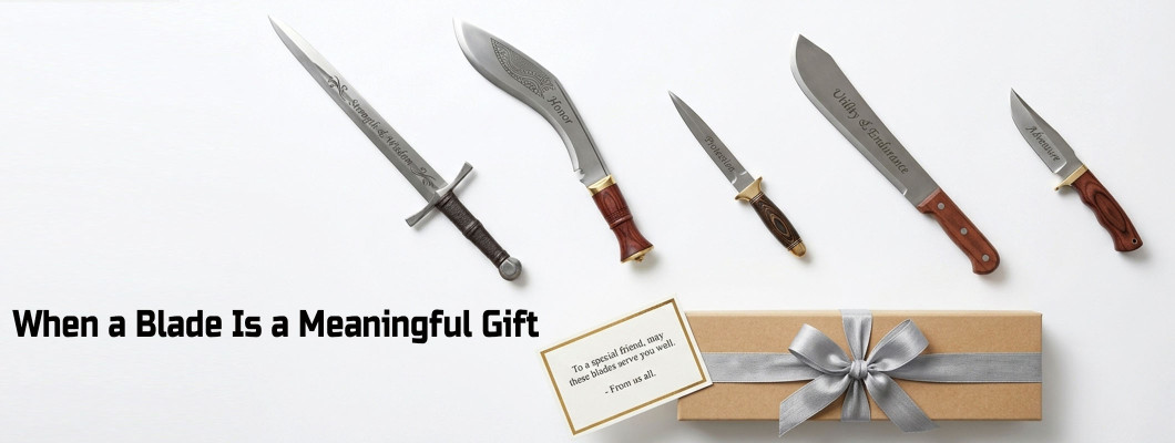 When a Sword, Dagger, Kukri, Machete or Knife Is a Meaningful Gift