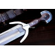 Hand-Forged Cinquedea Short Sword