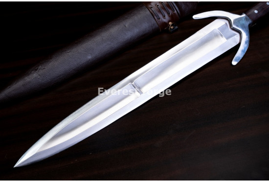Hand-Forged Cinquedea Short Sword