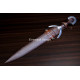 Hand-Forged Cinquedea Short Sword