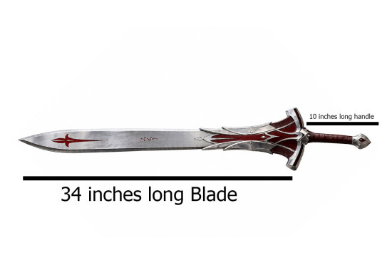 Clarent Sword Replica – Fate Series Inspired Hand-Forged Fantasy Sword