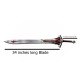 Clarent Sword Replica – Fate Series Inspired Hand-Forged Fantasy Sword