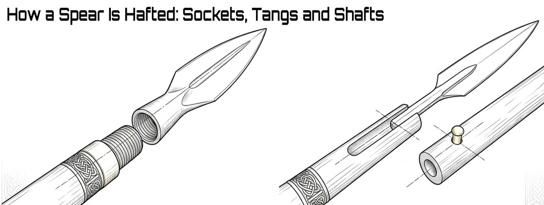 How a Spear Is Hafted: Sockets, Tangs and Fitting a Head to a Shaft
