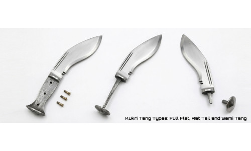 Kukri Tang Types: Full Flat, Full Rat Tail and Semi Tang Explained