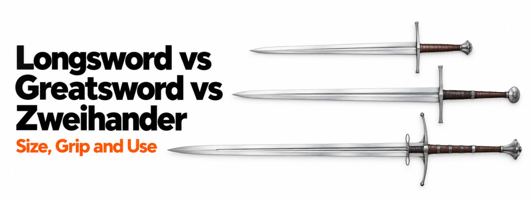 Longsword vs Greatsword vs Zweihänder: Size, Grip and Use