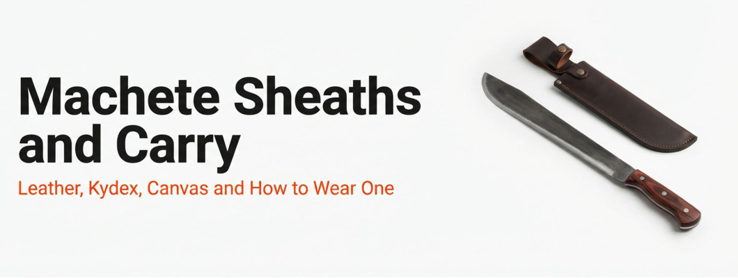 Machete Sheaths and Carry: Leather, Kydex, Canvas and How to Wear One