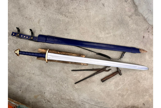 Hand-Forged Viking Sword — "Northern Lights"