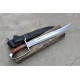 16 inches Blade Dragon Tooth Bowie