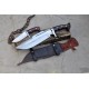 12 inches Blade Everest Forge Bowie-Pattern Etched 
