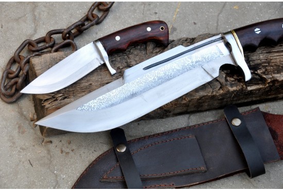 12 inches Blade Everest Forge Bowie-Pattern Etched 
