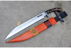 18 inches long Seax Sword (Red scabbard)