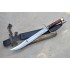 18 inches long Blade Dragon Tooth Sword 