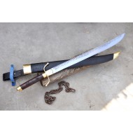Forged Samurai-Inspired Katana Sword