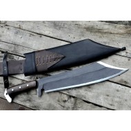 15 inches Mukti Cleaver Machete-Black Blade
