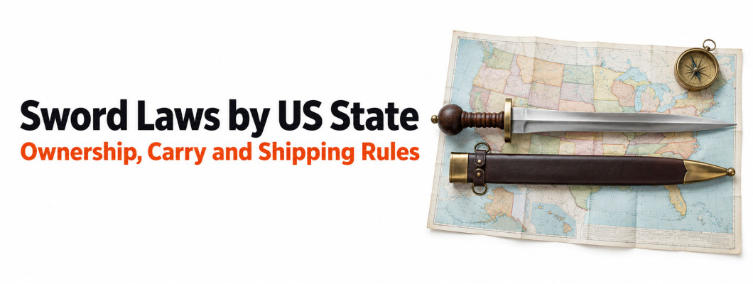 Sword Laws by US State: Ownership, Carry and Shipping Rules