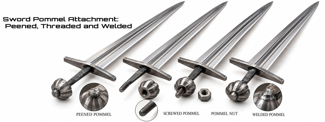 Sword Pommel Attachment: Peened, Threaded, Welded and Other Methods Explained