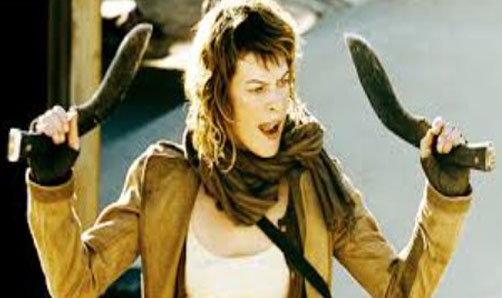 Alice’s twin combat machetes from the Resident Evil series