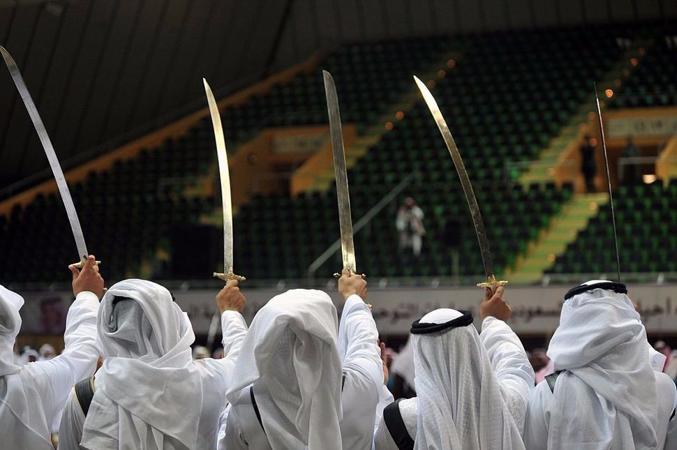 Arabian People with Scimitar Sword
